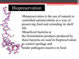 Biotechnology for Food Innovation